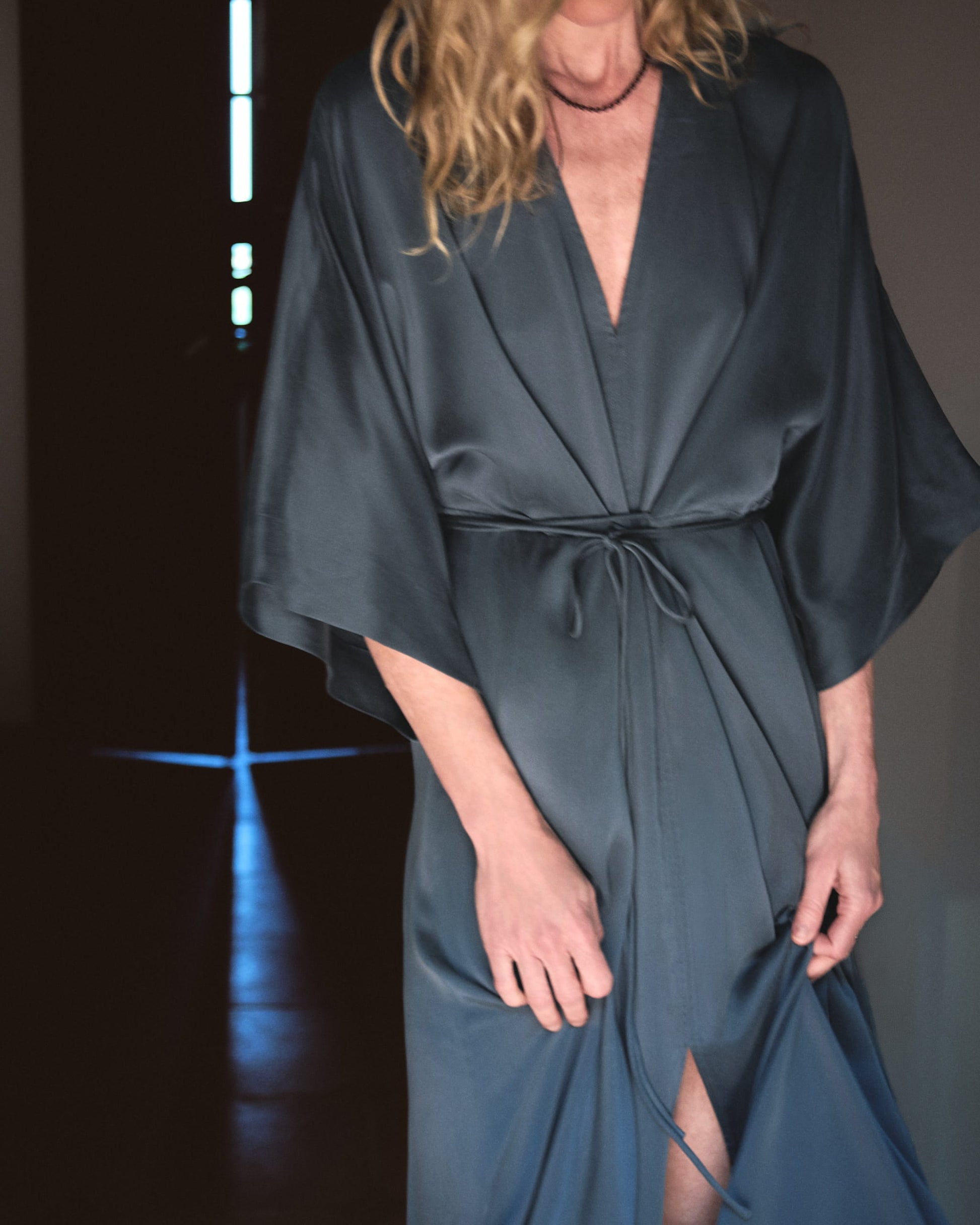 rise and fall silk dress Women's Silk Organza Layered Dress