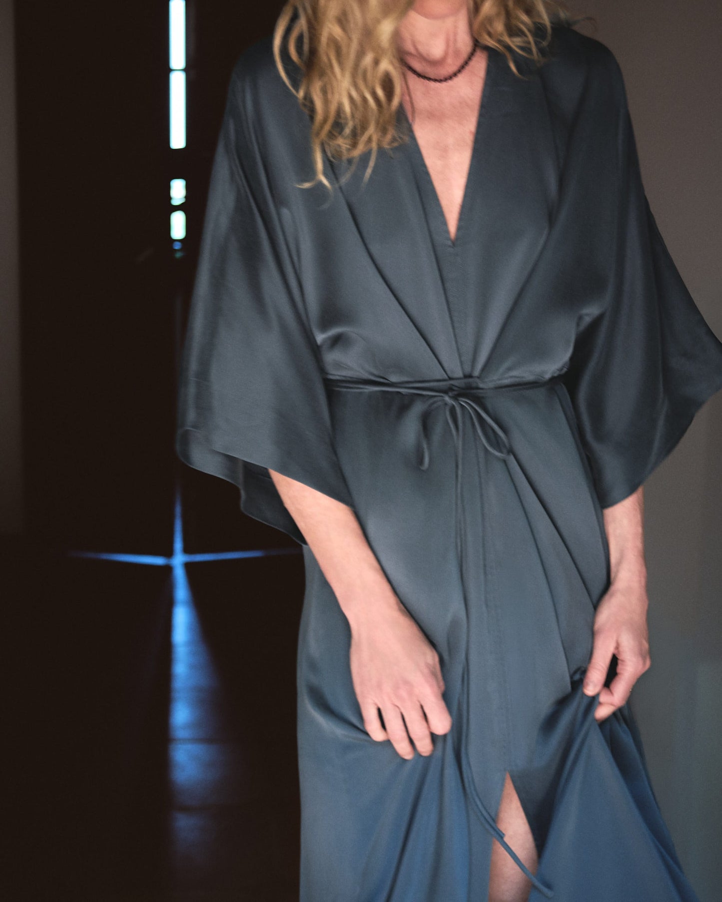 Women's Easy-Silk Robe Dress - Moonlake