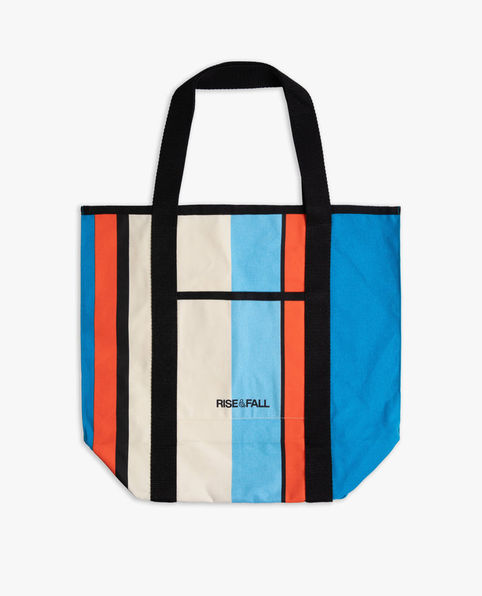 Canvas Striped Beach Bag