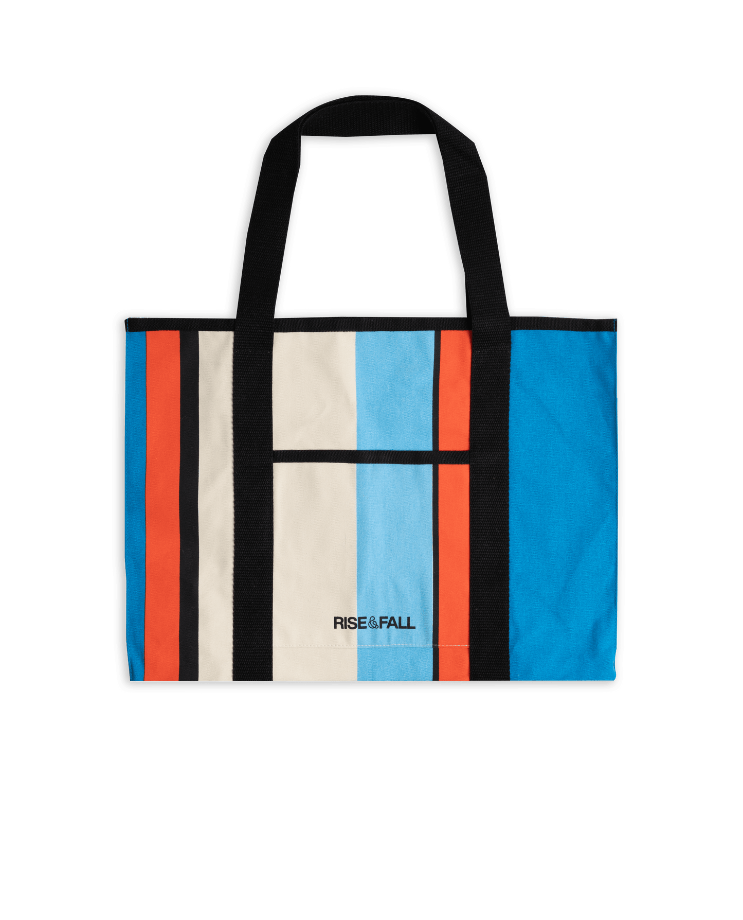 Canvas Striped Beach Bag