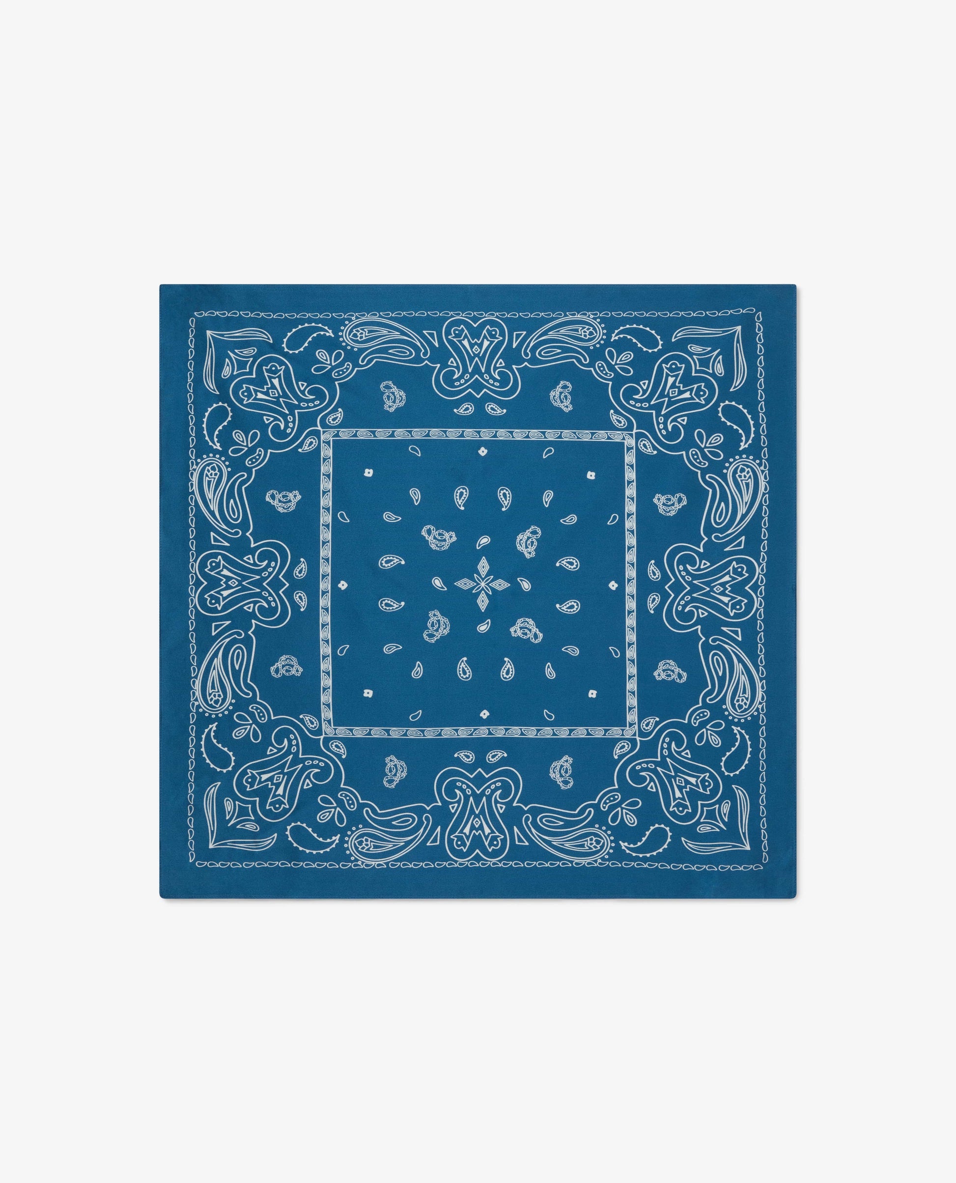 Silk Bandana - Ocean Blue