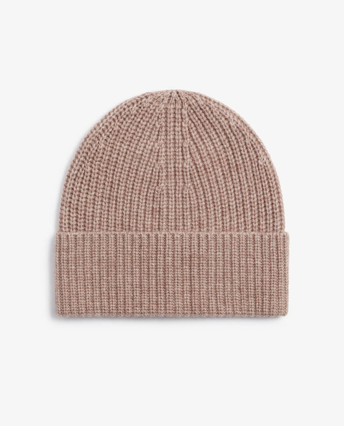 Toast - Women's Cashmere Merino Ribbed Knit Beanie