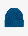 Viridian Blue - Women's Cashmere Merino Ribbed Knit Beanie