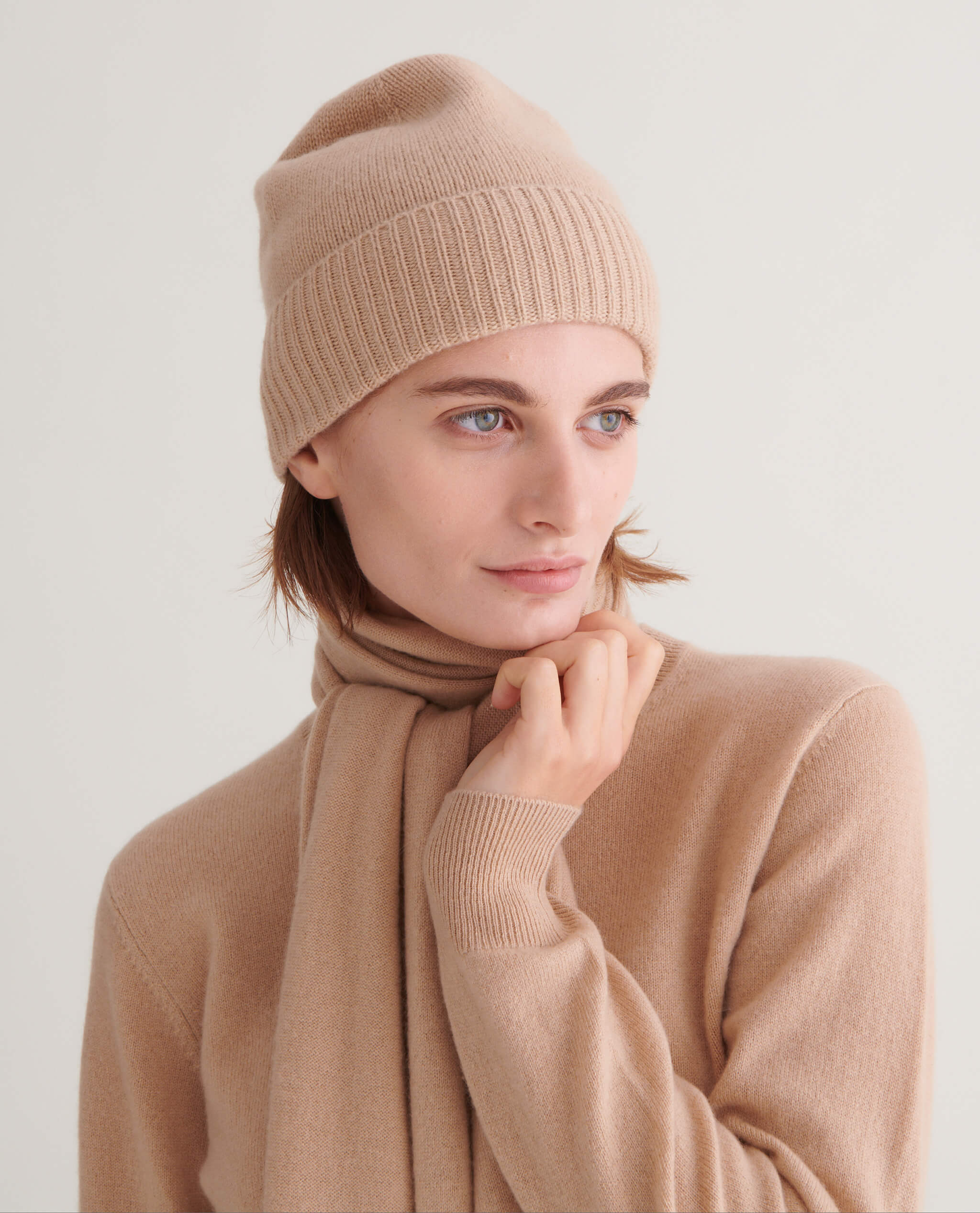 Cashmere womens online beanie