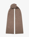 Toast - Cashmere Merino Ribbed Knit Beanie & Finest Cashmere Scarf Bundle