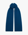 Viridian Blue - Cashmere Merino Ribbed Knit Beanie & Finest Cashmere Scarf Bundle