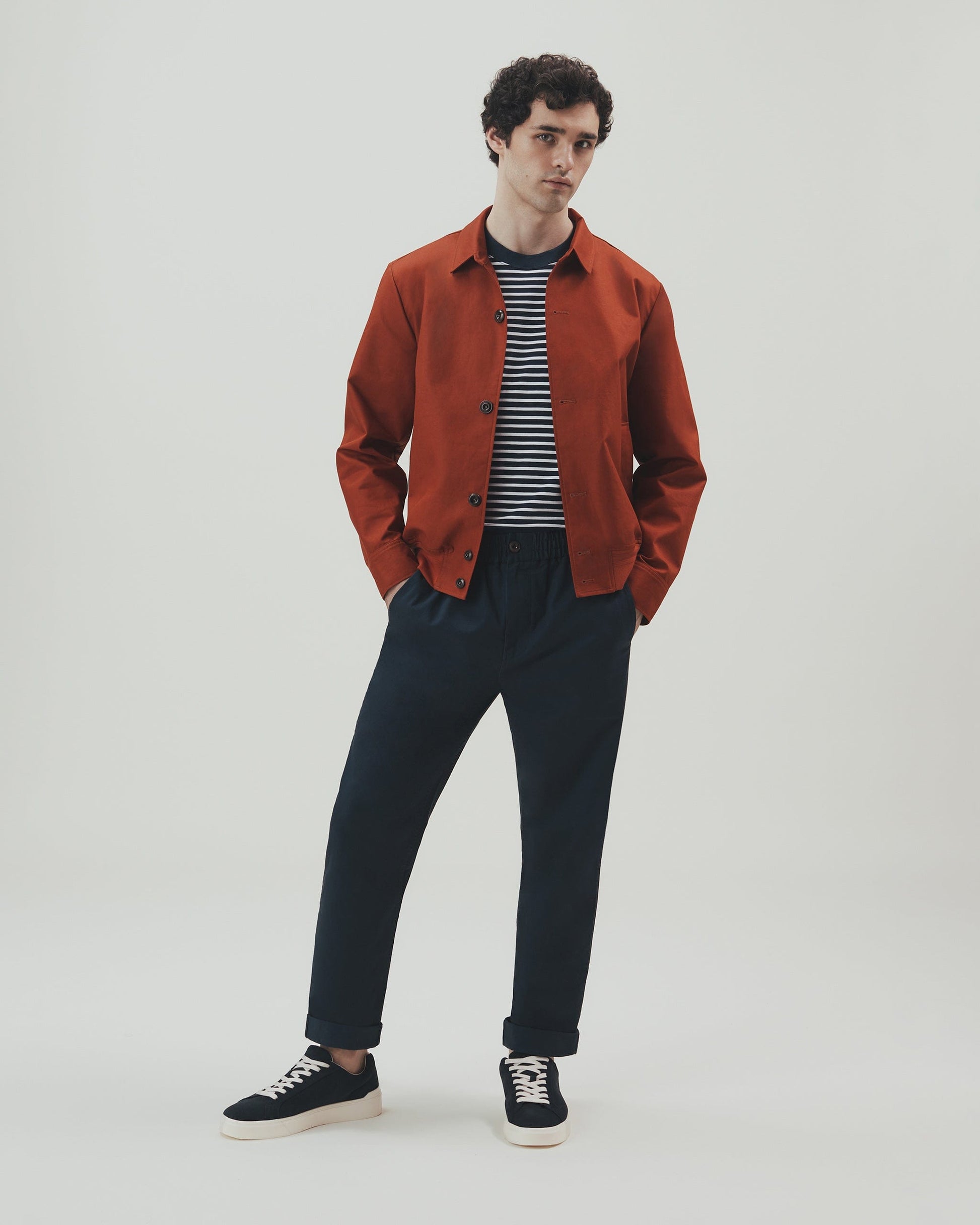 Men's All Rounder Cotton Trousers - Navy