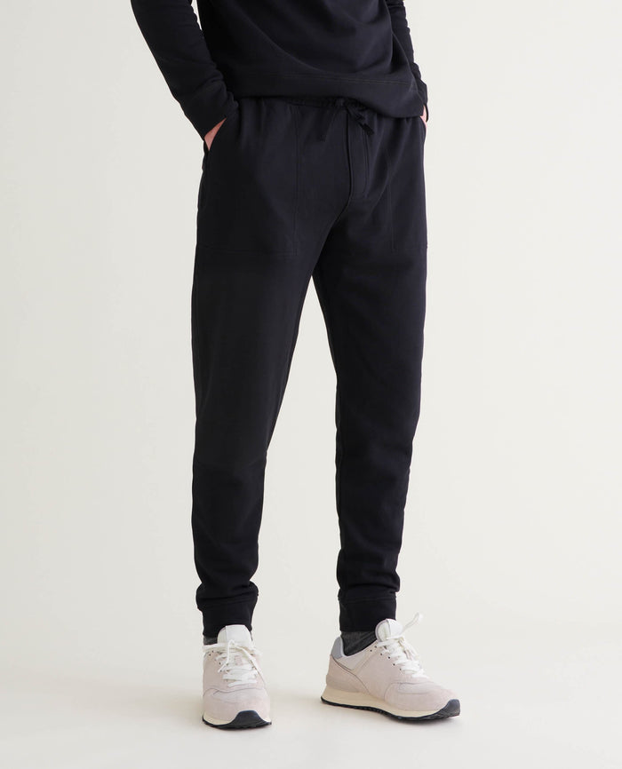Zuma Cotton Terry Joggers with Rib And Shoestring Tie – chaser