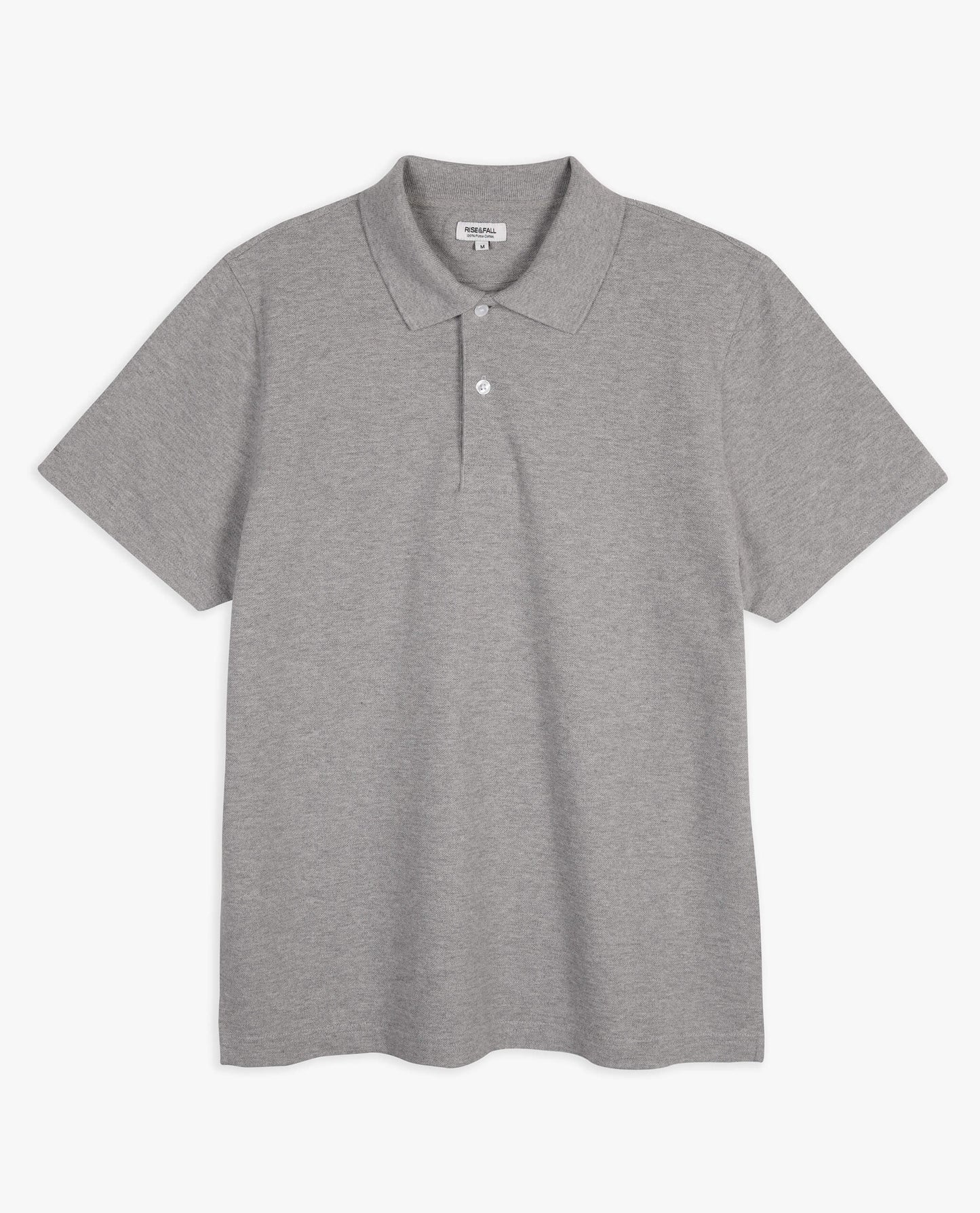 Pique Polo Shirt - Grey