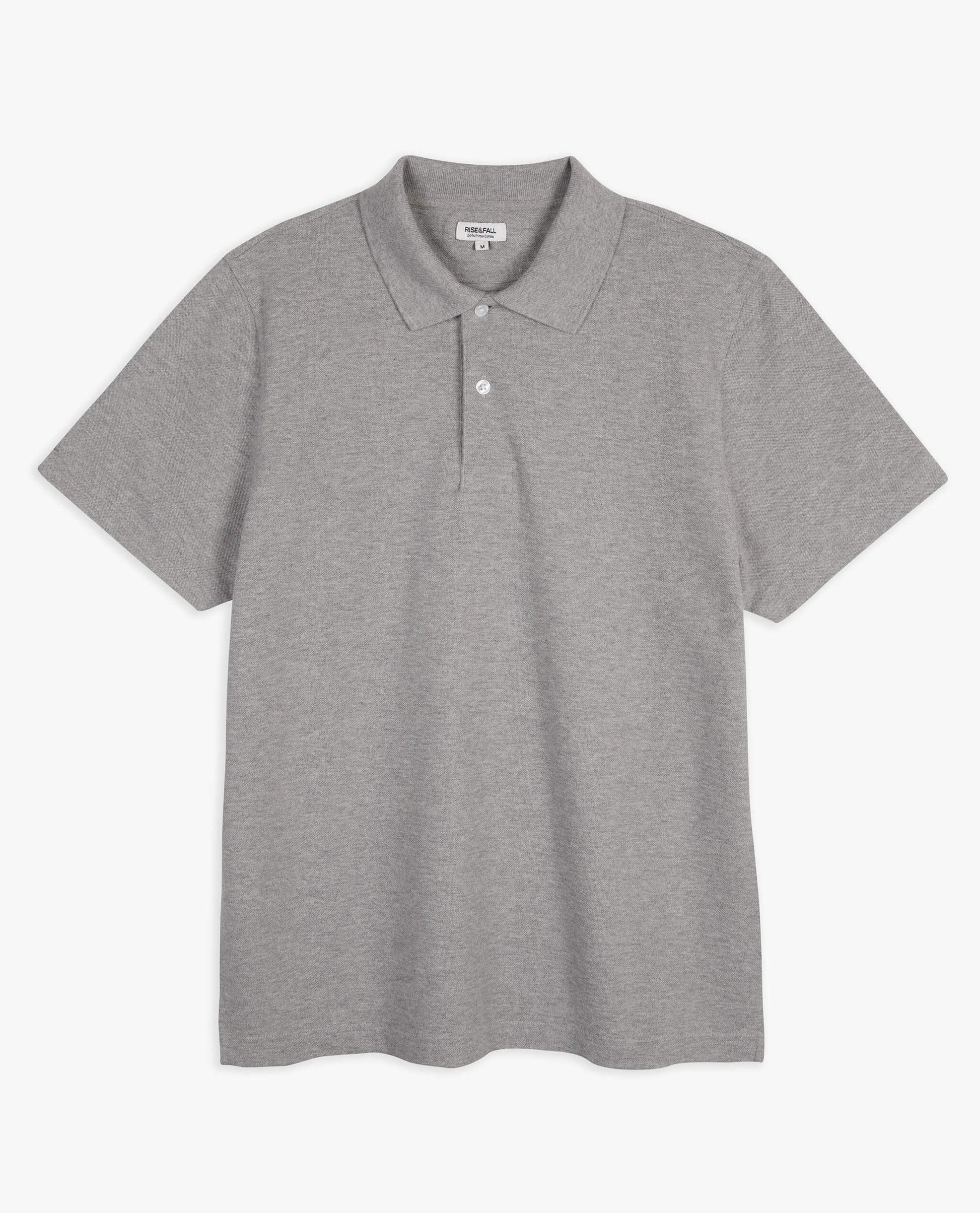 Pique Polo Shirt - Grey