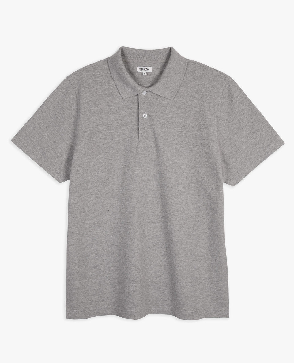 Pique Polo Shirt - Grey