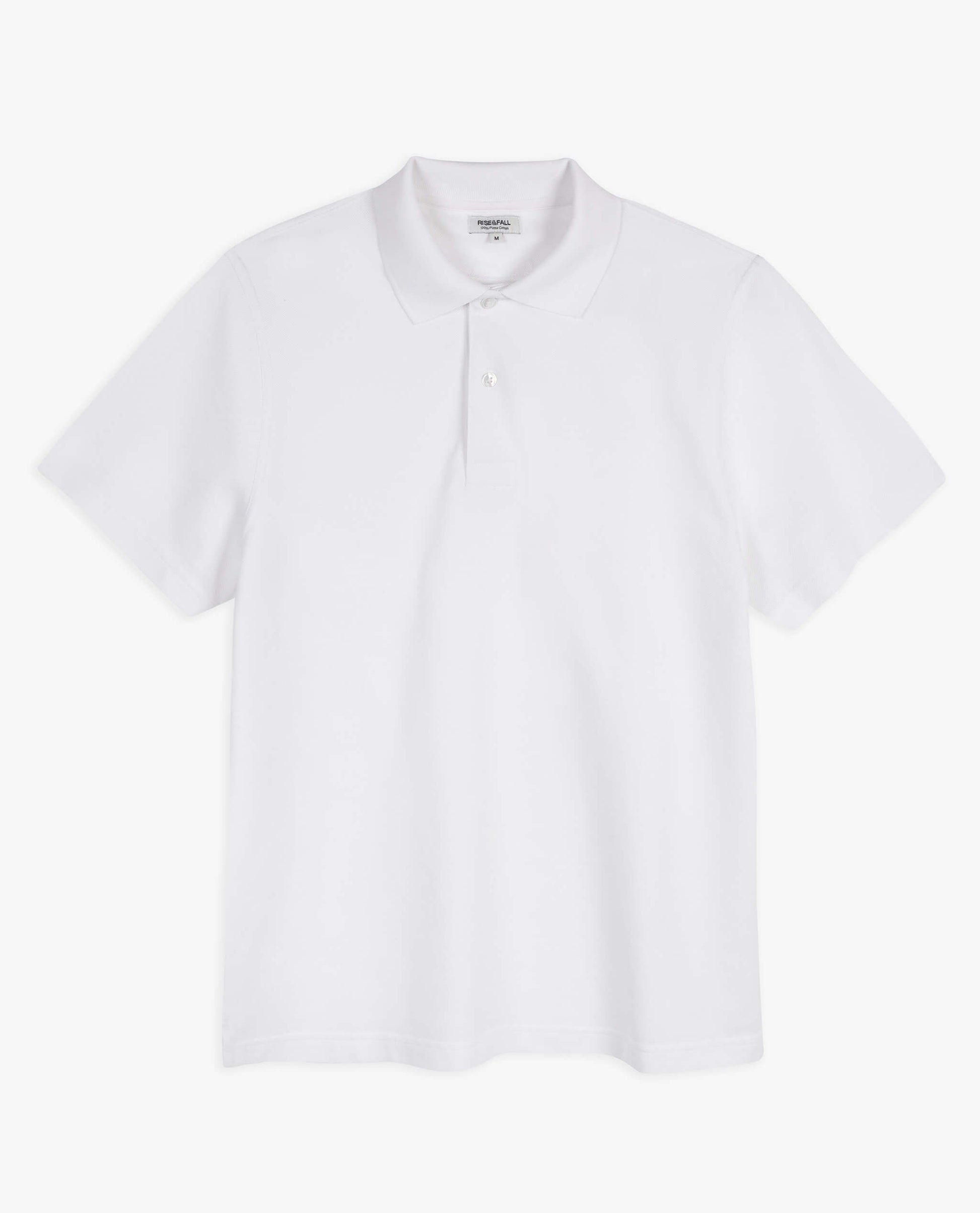 Pique Polo Shirt - White