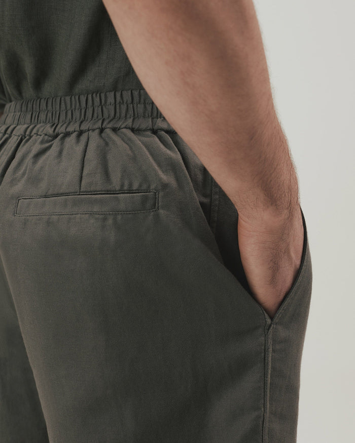 Men's French Linen Shorts