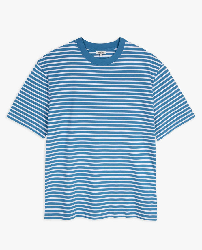 Men's Relaxed Striped Cotton T-Shirt