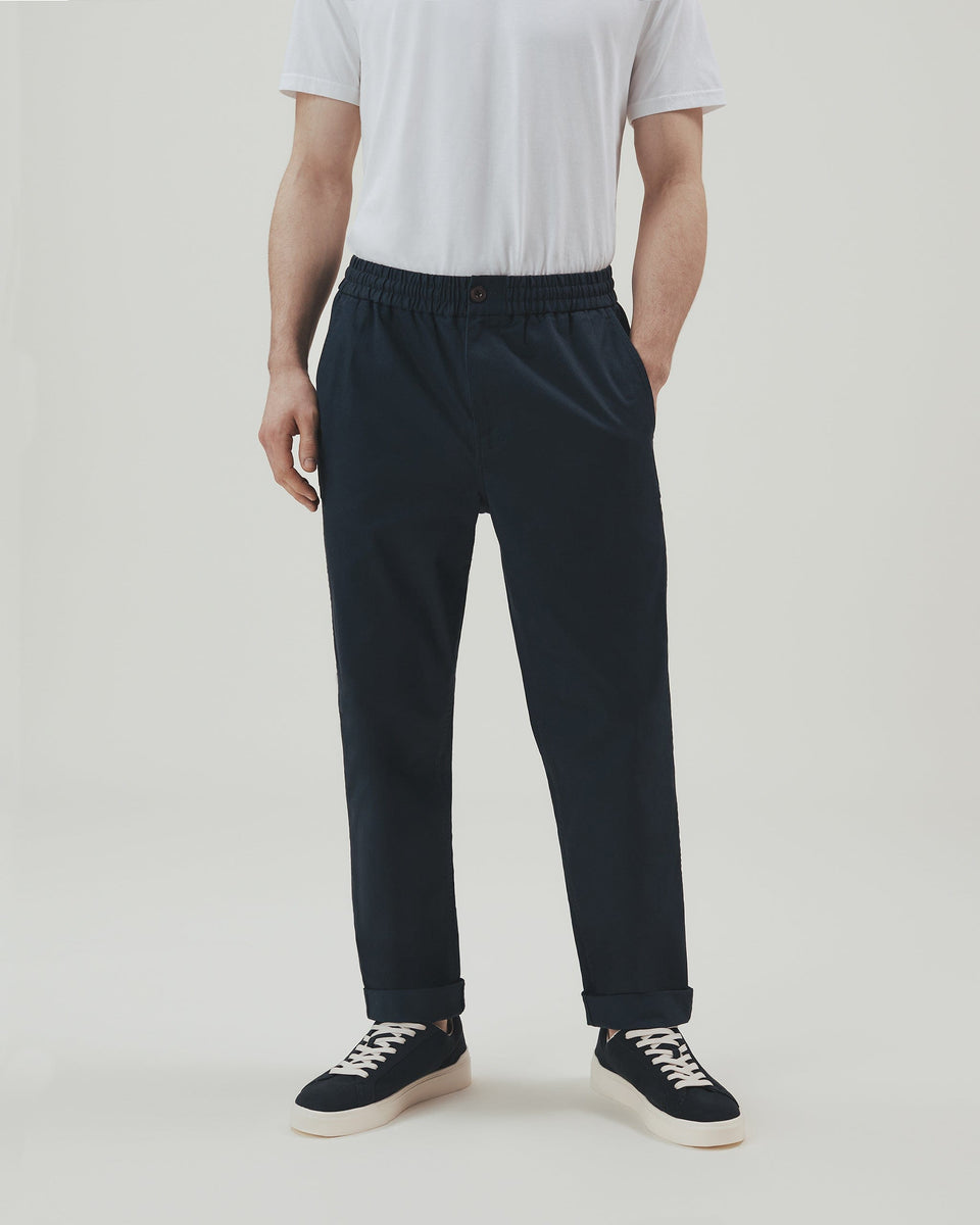 Men's All Rounder Cotton Trousers - Navy