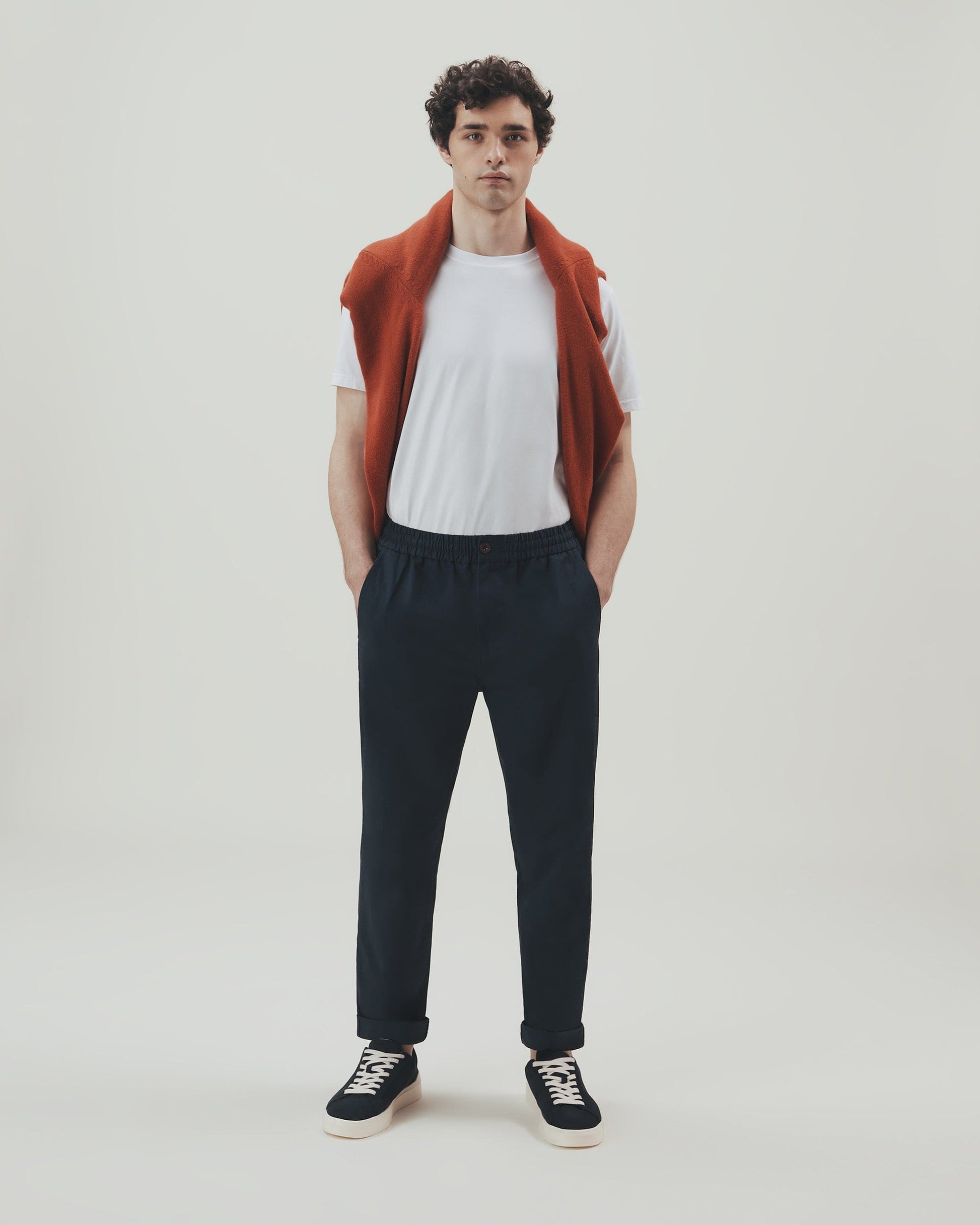 Men's All Rounder Cotton Trousers - Navy