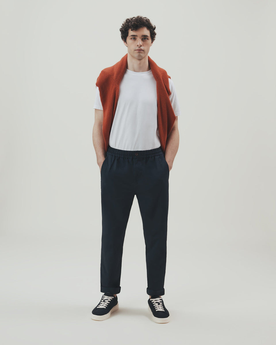 Men's All Rounder Cotton Trousers - Navy