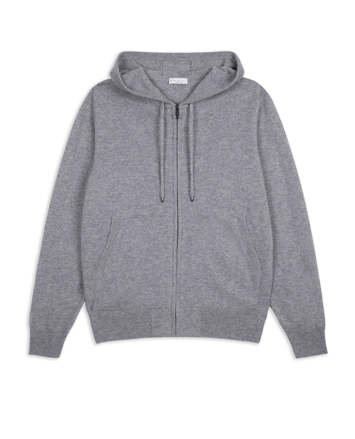 Men s Finest Cashmere Full Zip Hoodie