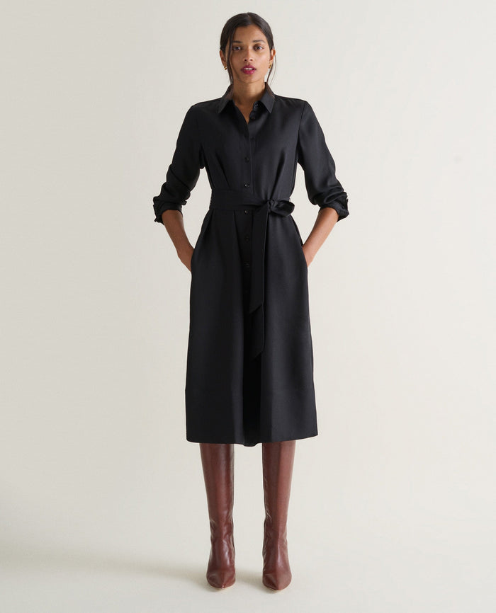 Black - Women's NAIA™ Shirt Dress