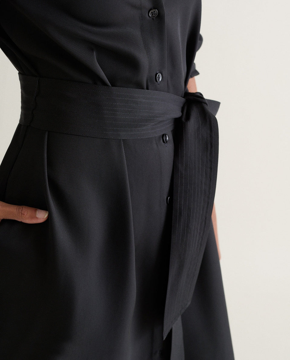 Women's NAIA™ Shirt Dress - Black