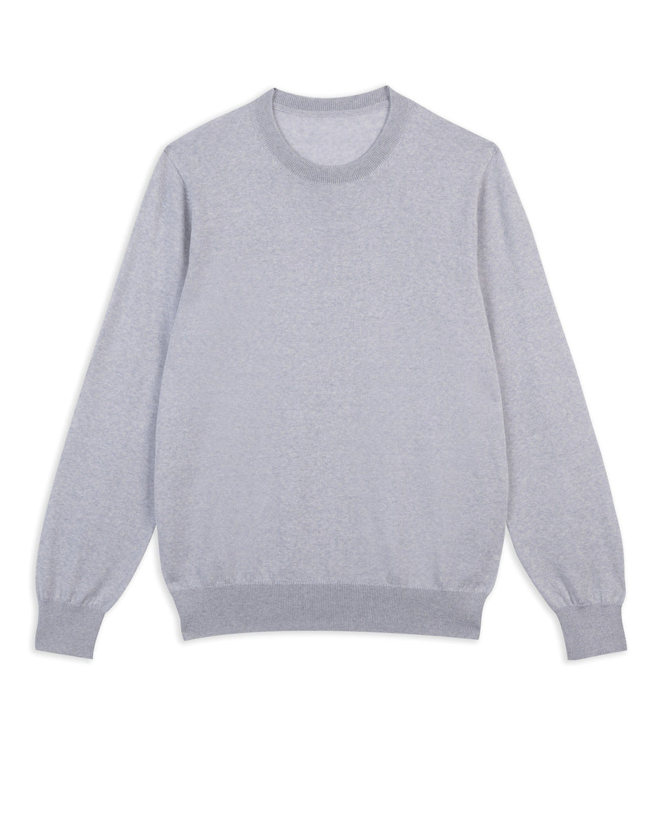 Women's Merino Classic Crew Neck Jumper - Grey