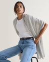 Grey - Oversized Finest Cashmere Wrap