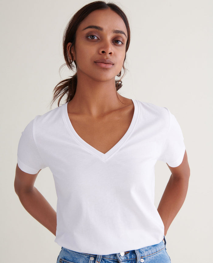 Women's Cotton V-Neck T-Shirt