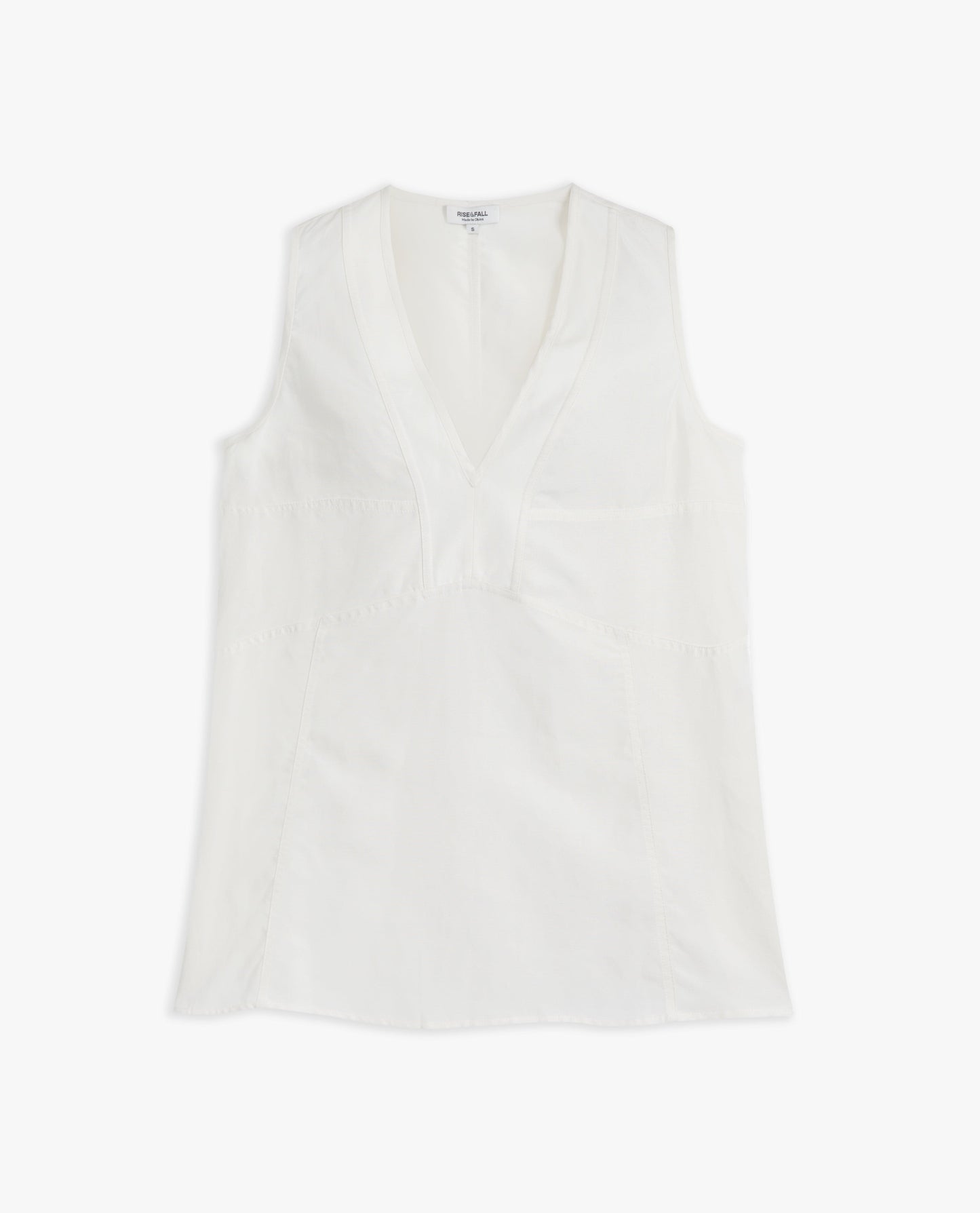 Women's Future-Linen V Neck Tunic Top - Buttermilk