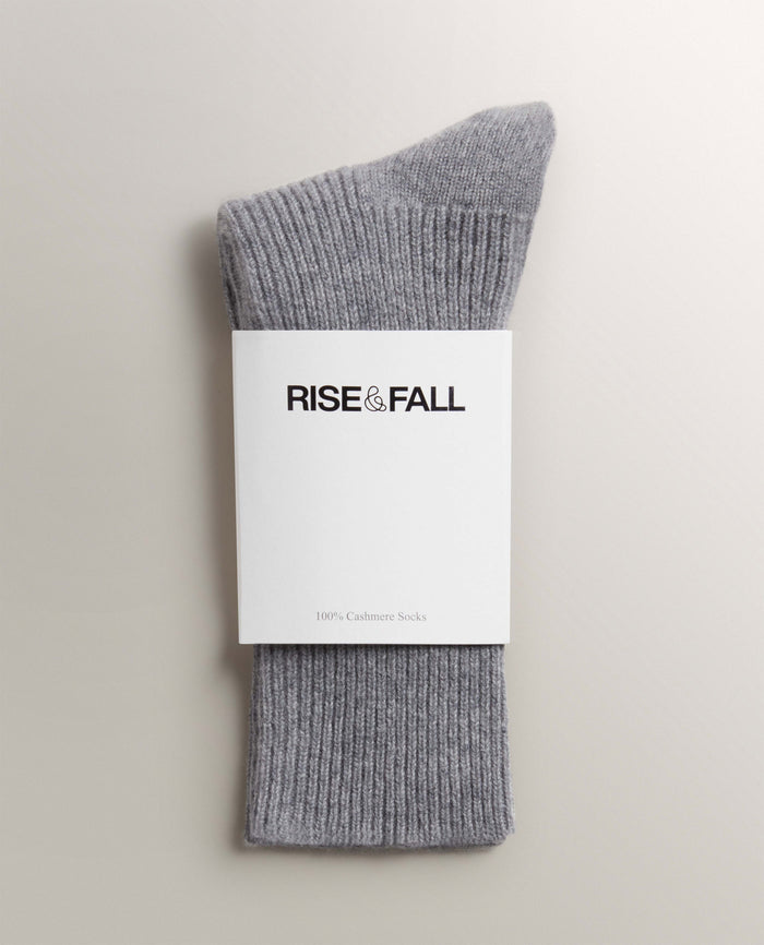 Medium Grey - Finest Cashmere Socks