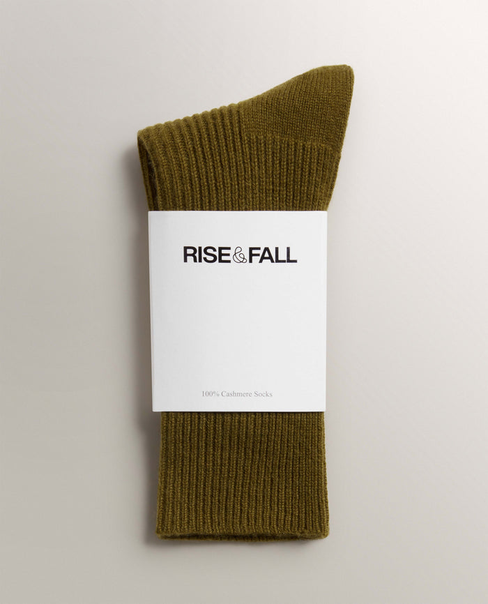 Olive - Finest Cashmere Socks