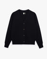 Black - Men's Merino V Neck Cardigan