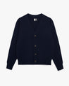 Navy - Men's Merino V Neck Cardigan