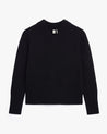 Black - Women's Cashmere Merino V Neck Jumper