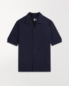 Navy - Men's Cotton Camp Collar Shirt