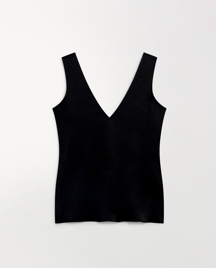 Black - Women's Easy-Silk Sleeveless Top