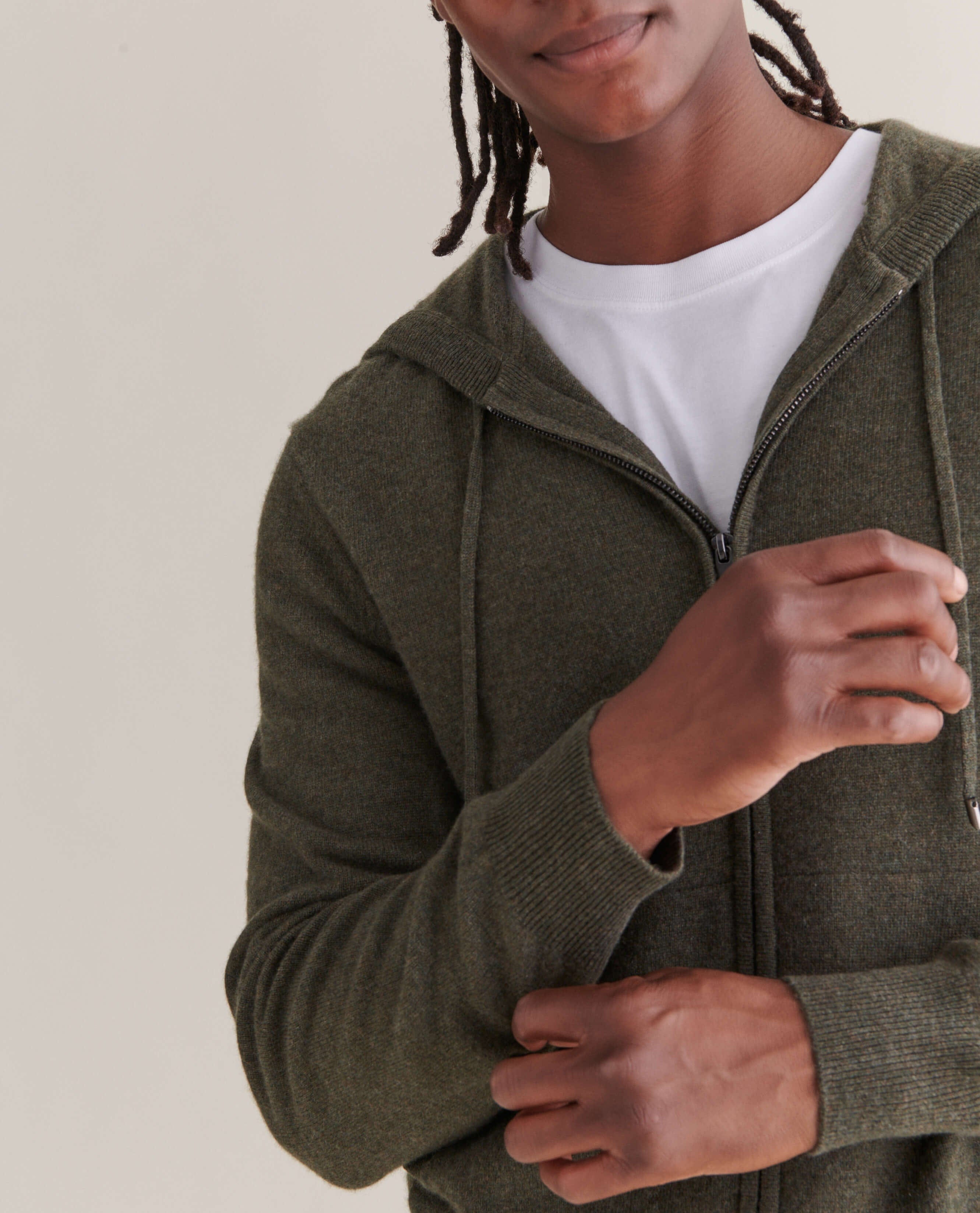 Mens cashmere hoodie outlet sale