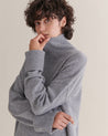 Lichen - Women's Cashmere Merino High Neck Jumper