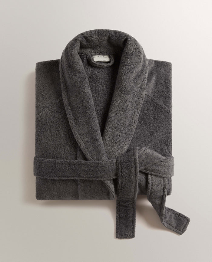 Grey - Women's Terry Bathrobe