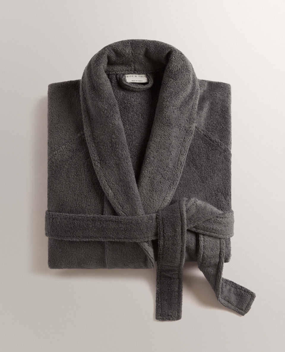 Women's Terry Bathrobe - Grey