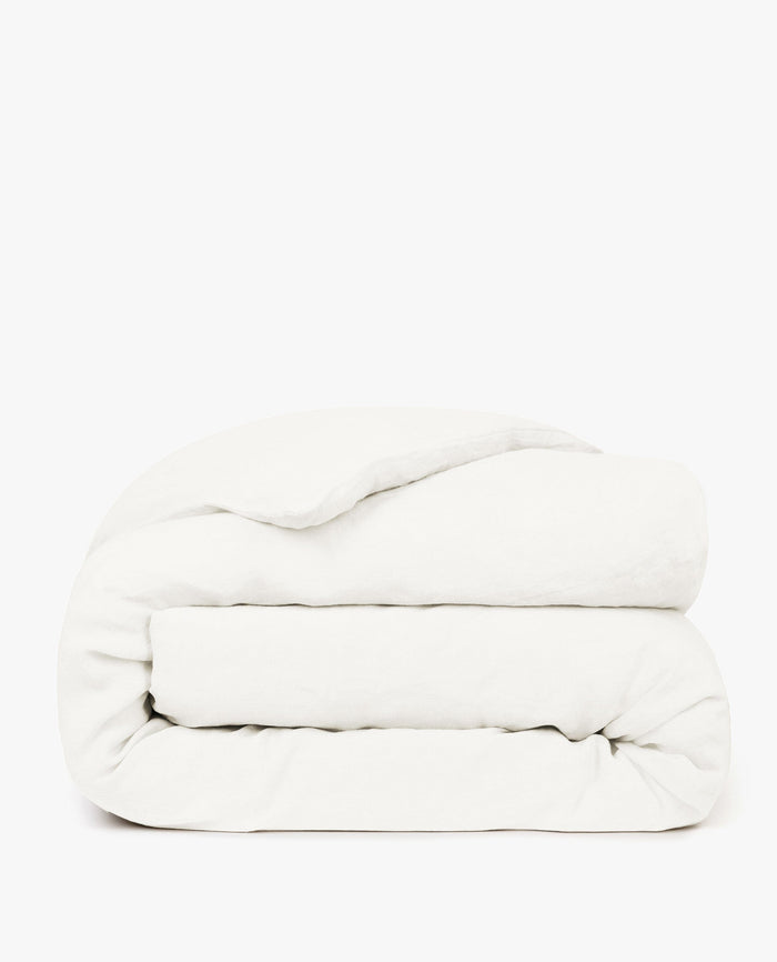 White - Relaxed & Refined Linen Duvet Cover