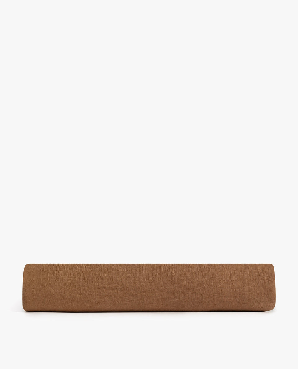 Relaxed & Refined Linen Flat Sheet - Ochre