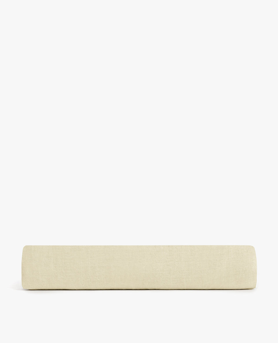 House of Grey European Flax™ Linen Fitted Sheet - Celery