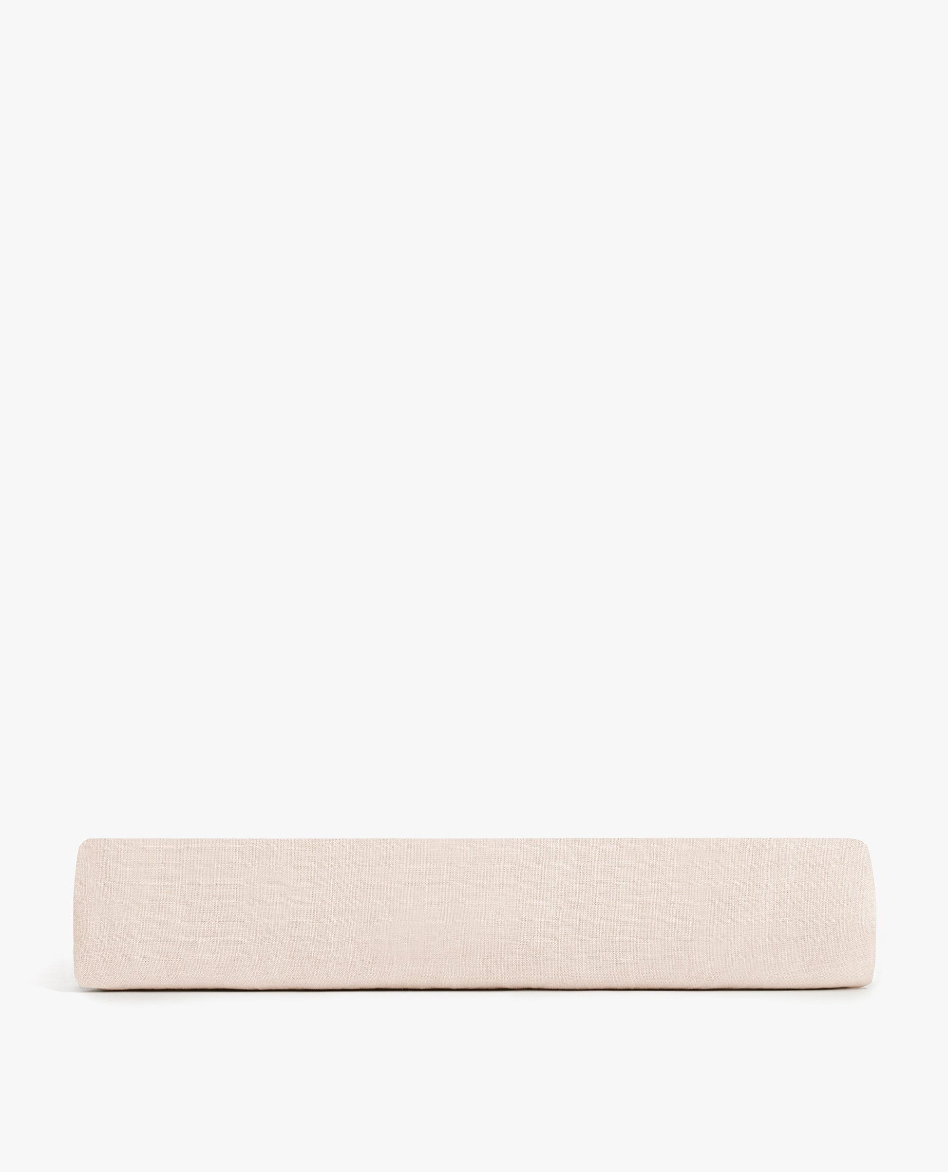 Relaxed & Refined Linen Fitted Sheet - Bruised Peach