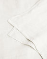 White - Relaxed & Refined Linen Flat Sheet