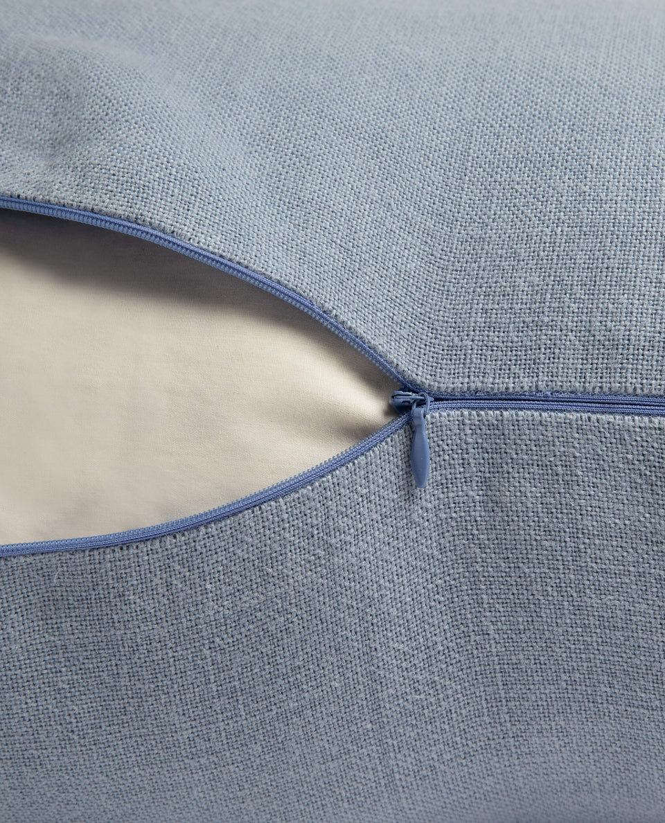 Lumbar Cushion Cover - Denim Blue