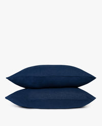Relaxed & Refined Linen Pillowcase Set - Indigo