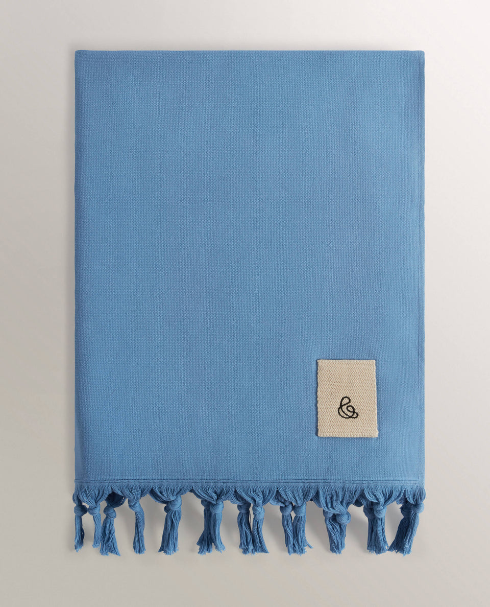 Hammam Beach Towel - Seaworthy Blue