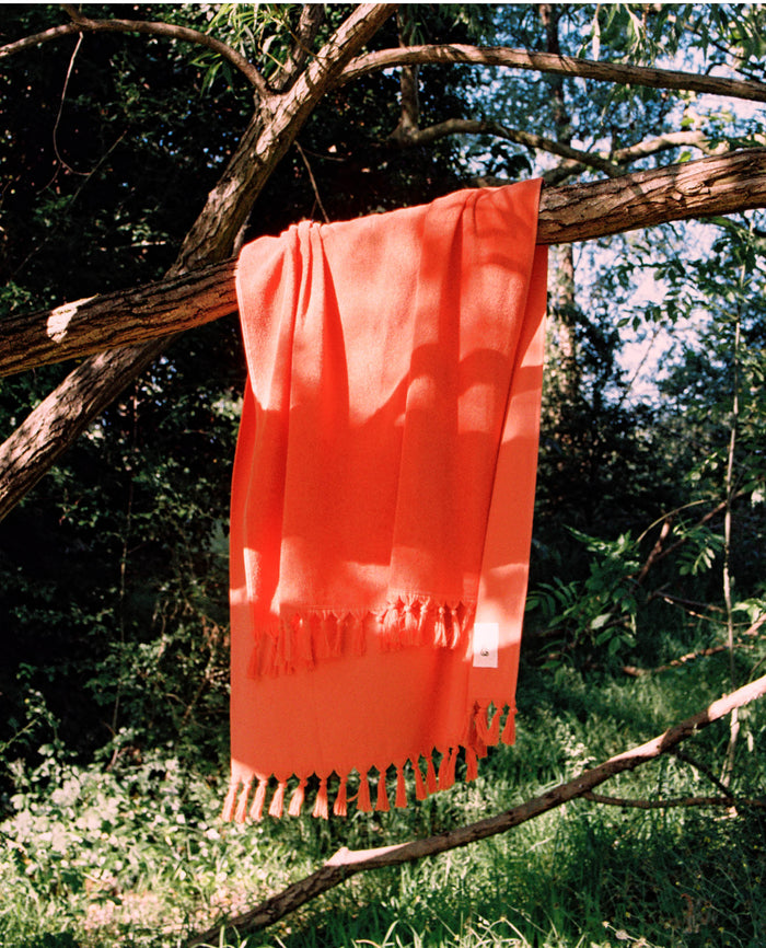 Coral Red - Hammam Beach Towel