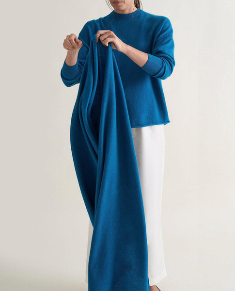 AL-10140/Cashmere-Shawl Wrap Coat