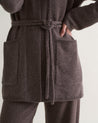 Chocolate - Women's Cashmere Merino Belted Cardigan